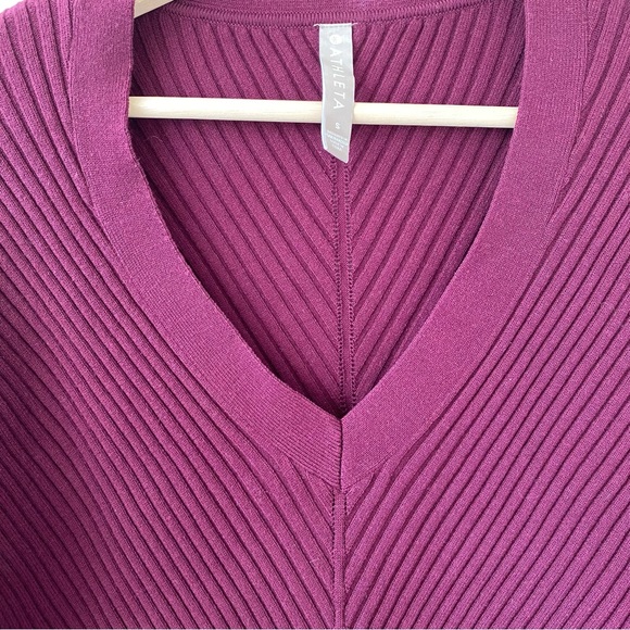 Athleta fitted V-Neck Sweater Dress - Picture 11 of 12